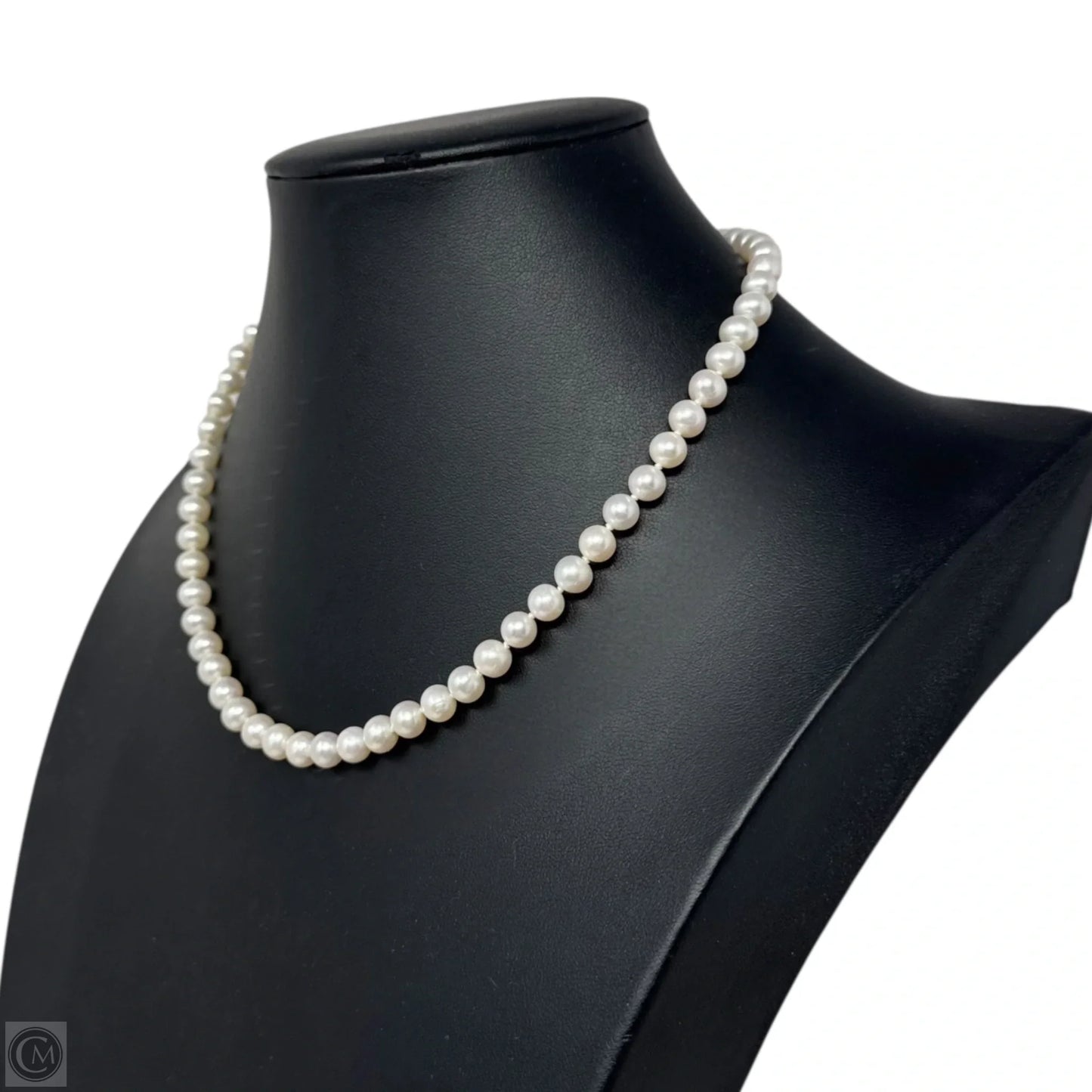 Pearl Necklace With Sterling Clasp