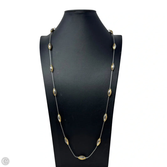 Two Tone Long Necklace Chain By Brighton