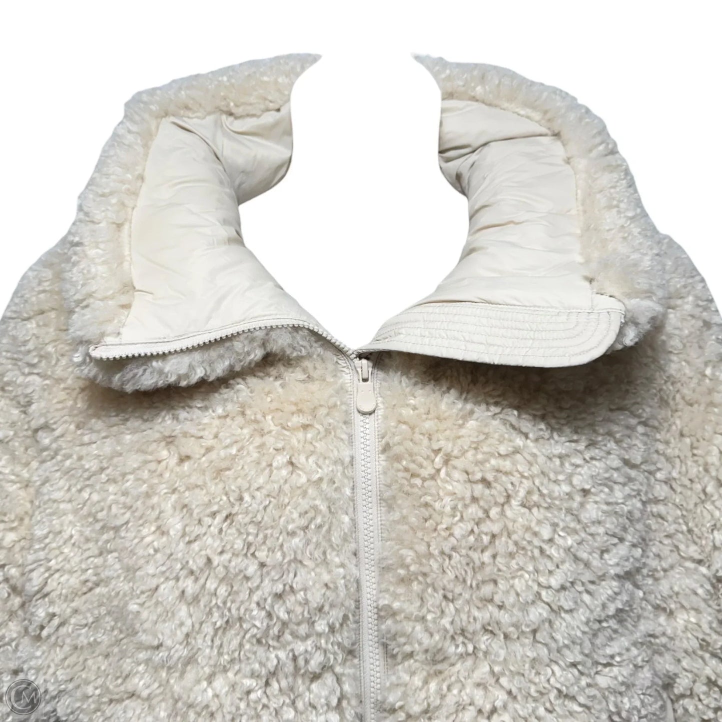 Kennie Jacket Faux Fur & Sherpa By Save The Duck In Cream, Size: XL