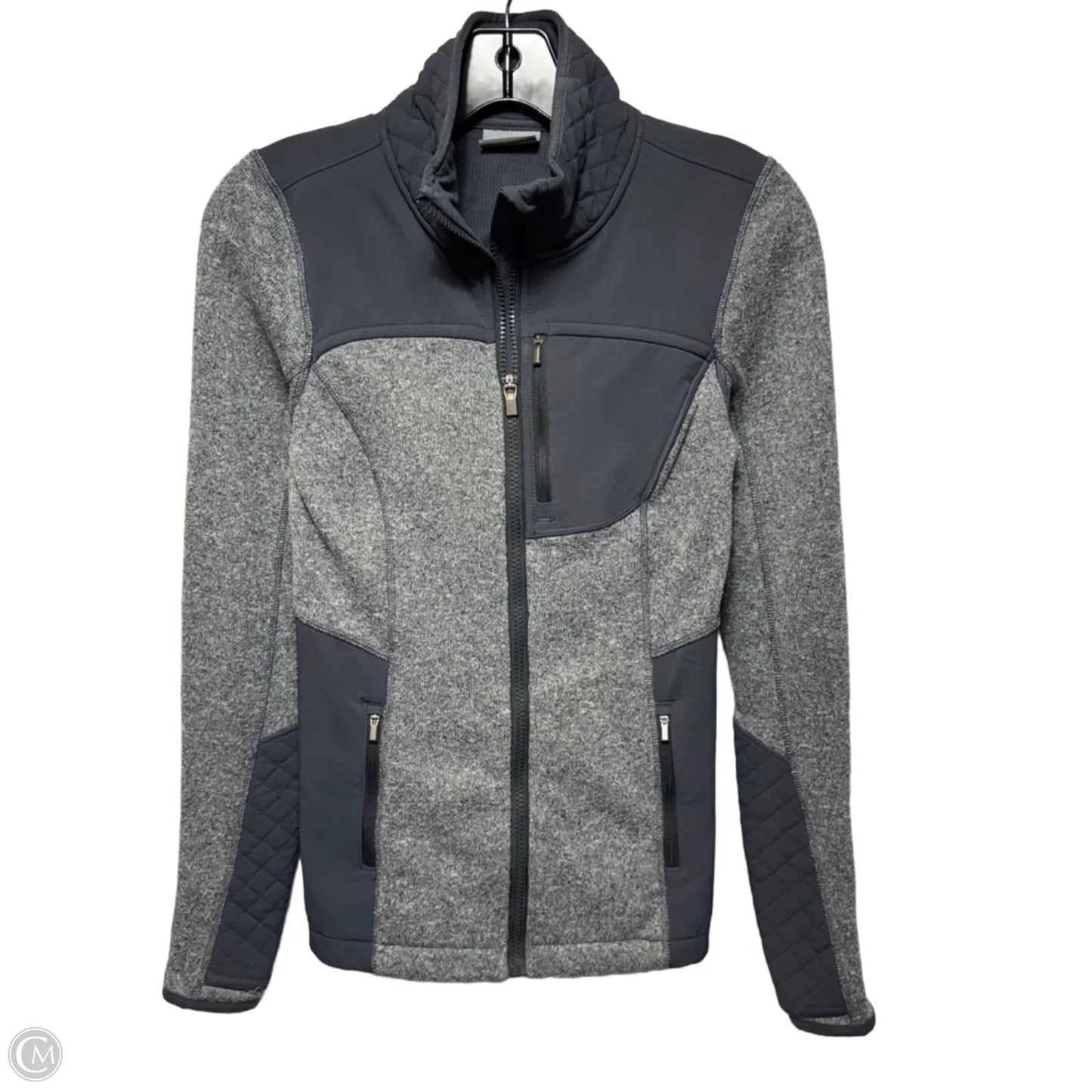 Athletic Jacket By Athleta In Grey, Size: Xxs
