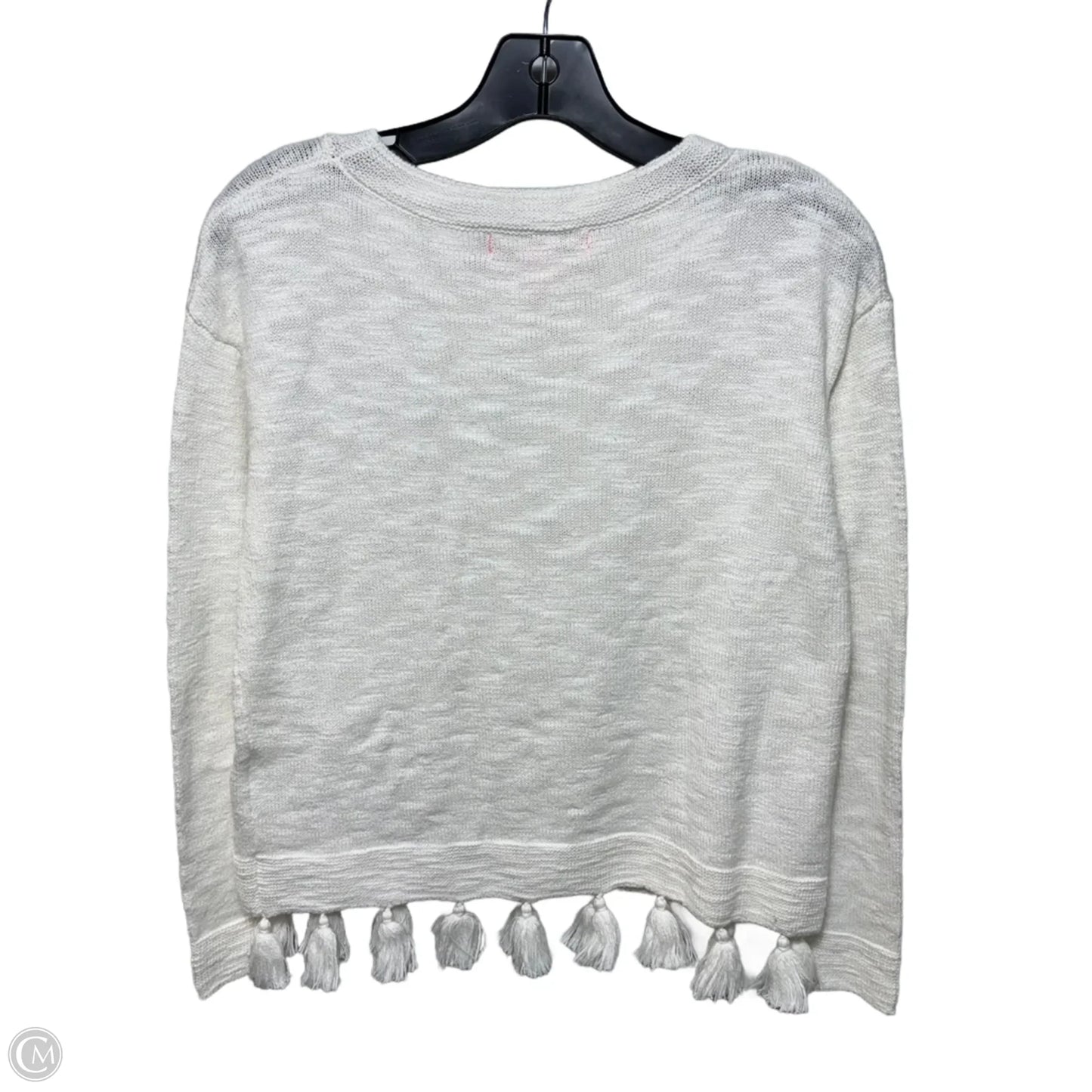 Athea Tassel Sweater Designer By Lilly Pulitzer In White, Size: XXS