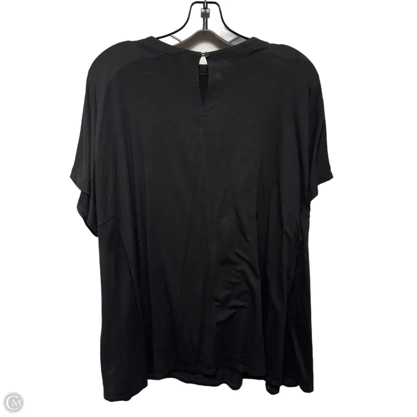Top Short Sleeve Basic By Eileen Fisher In Black, Size: 2x