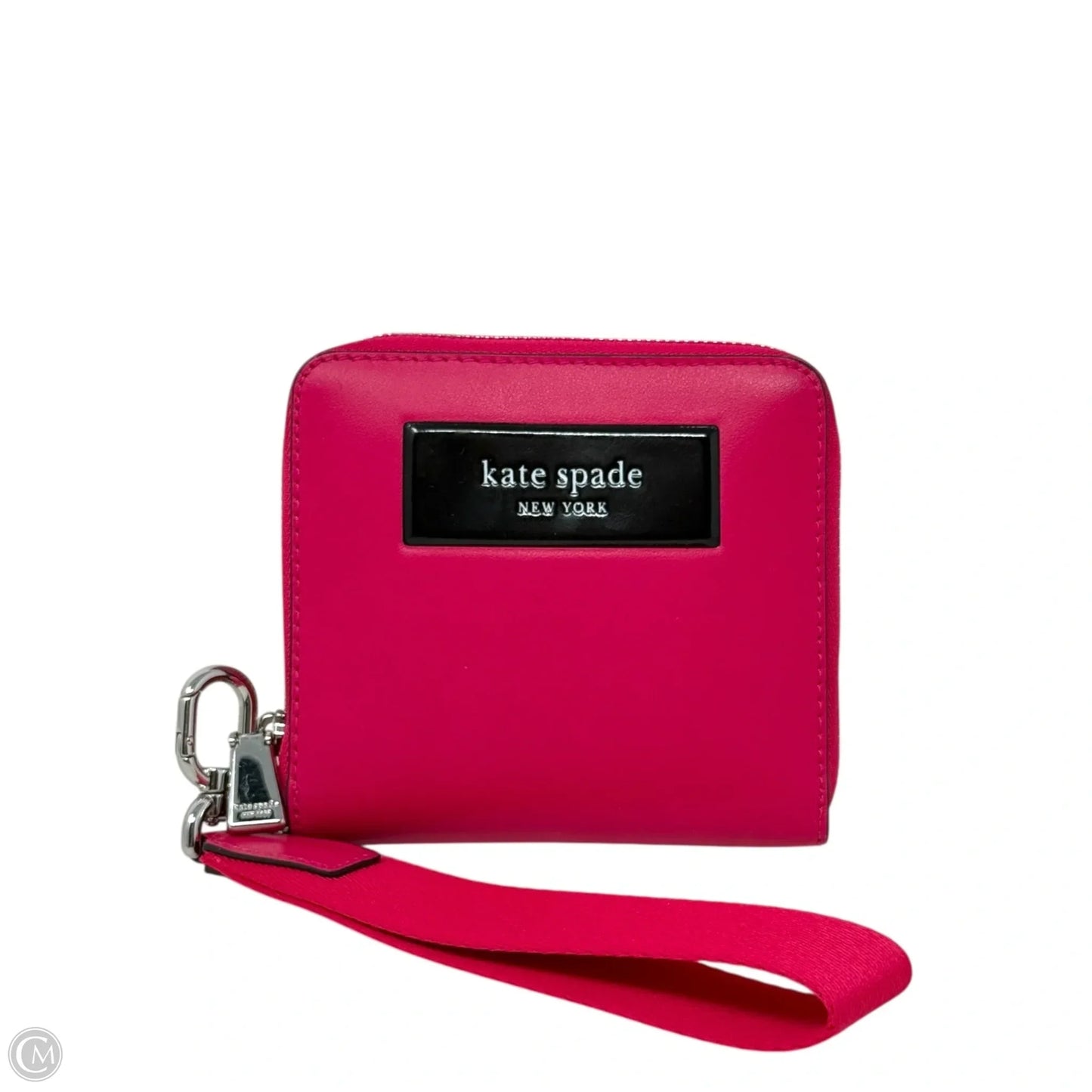 Label Small Compact Webbed Wristlet Designer By Kate Spade, Size: Small