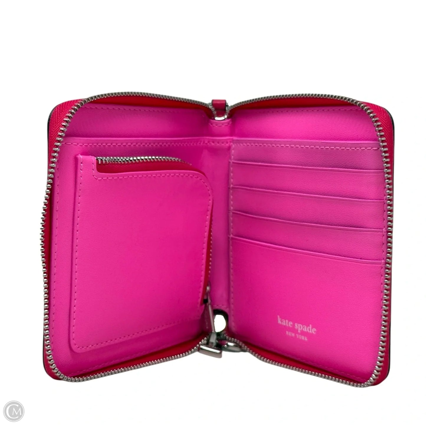 Label Small Compact Webbed Wristlet Designer By Kate Spade, Size: Small