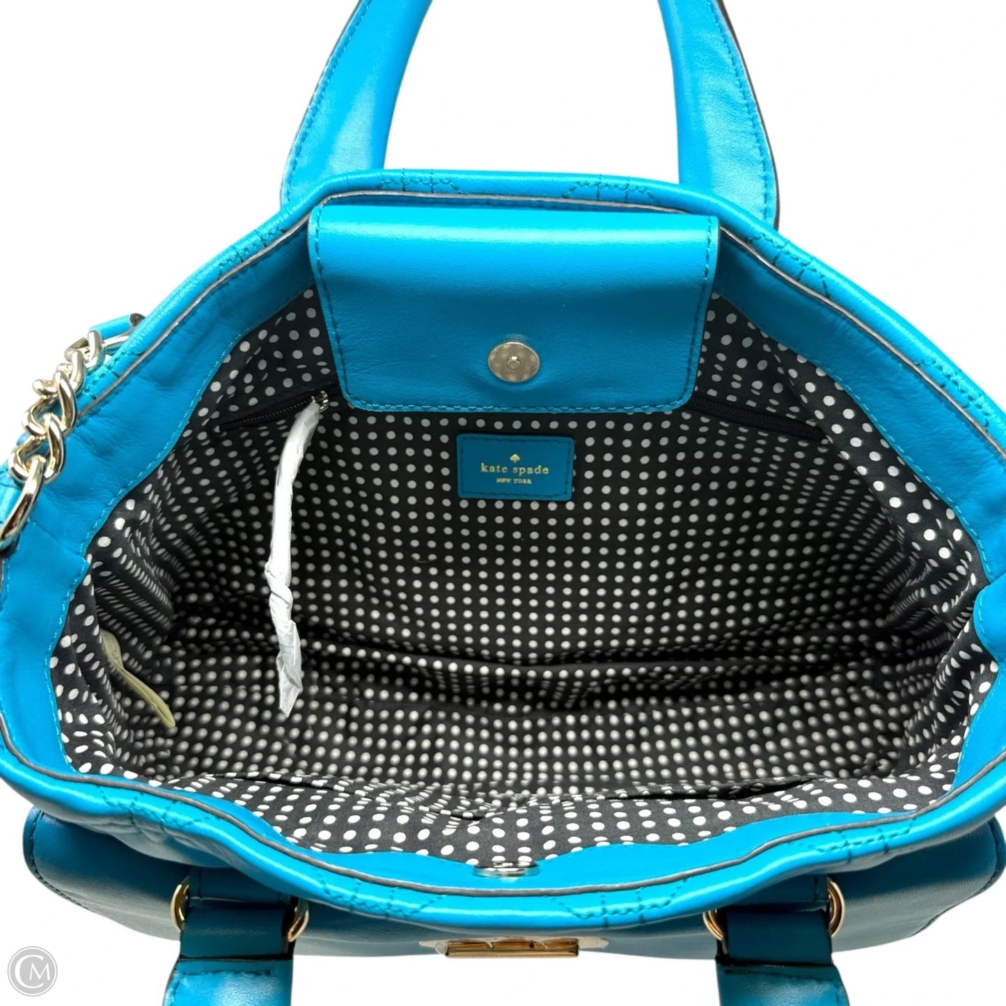 Astor Court Lila Quilted Leather Shoulder Bag  Designer By Kate Spade, Size: Medium