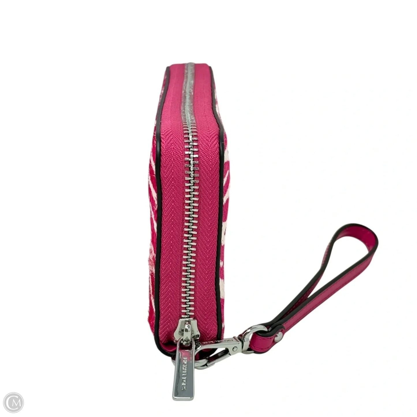Jet Set Travel large continental wallet in dragon fruit pink zebra print calf hair Wristlet By Michael By Michael Kors, Size: Large
