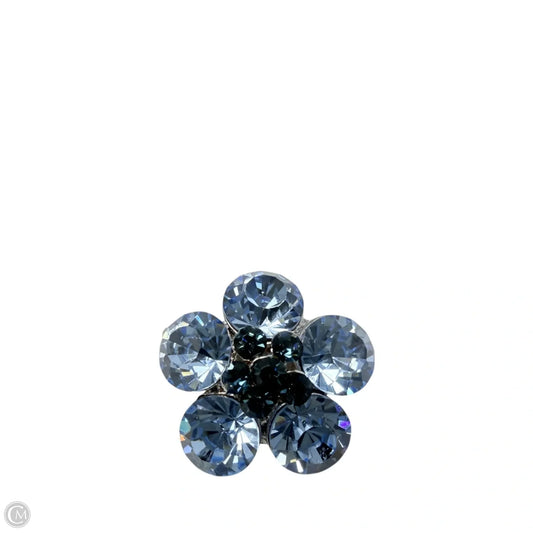 Tiny Rhinestone Flower Pin