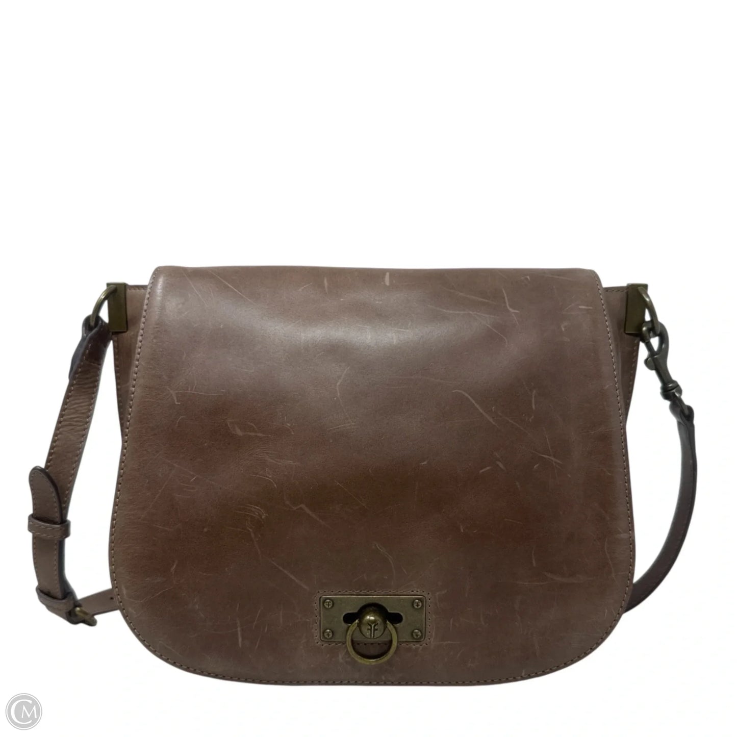Farrah Flap Shoulder Bag Designer By Frye, Size: Medium