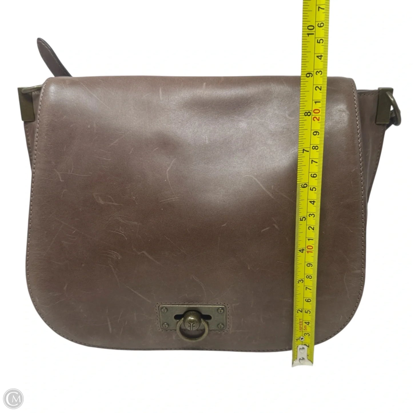 Farrah Flap Shoulder Bag Designer By Frye, Size: Medium