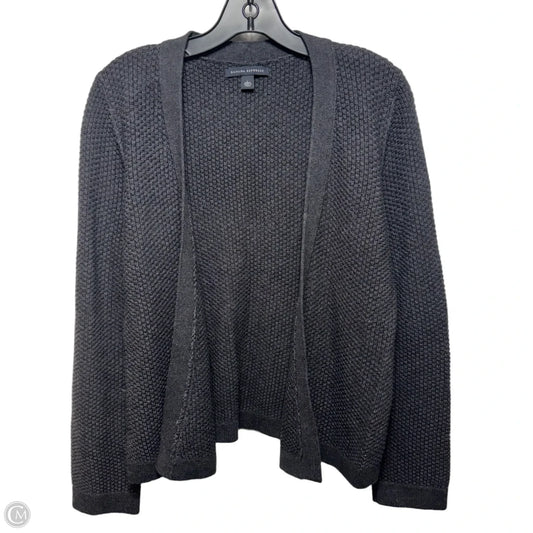 Sweater Cardigan By Banana Republic In Grey, Size: L