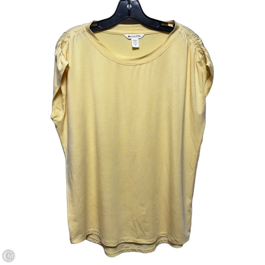 Athletic Tank Top By Athleta In Yellow, Size: M