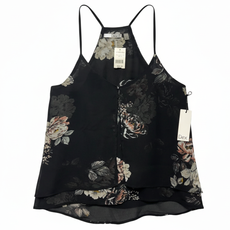 Tank Top By Dex In Floral Print, Size: S