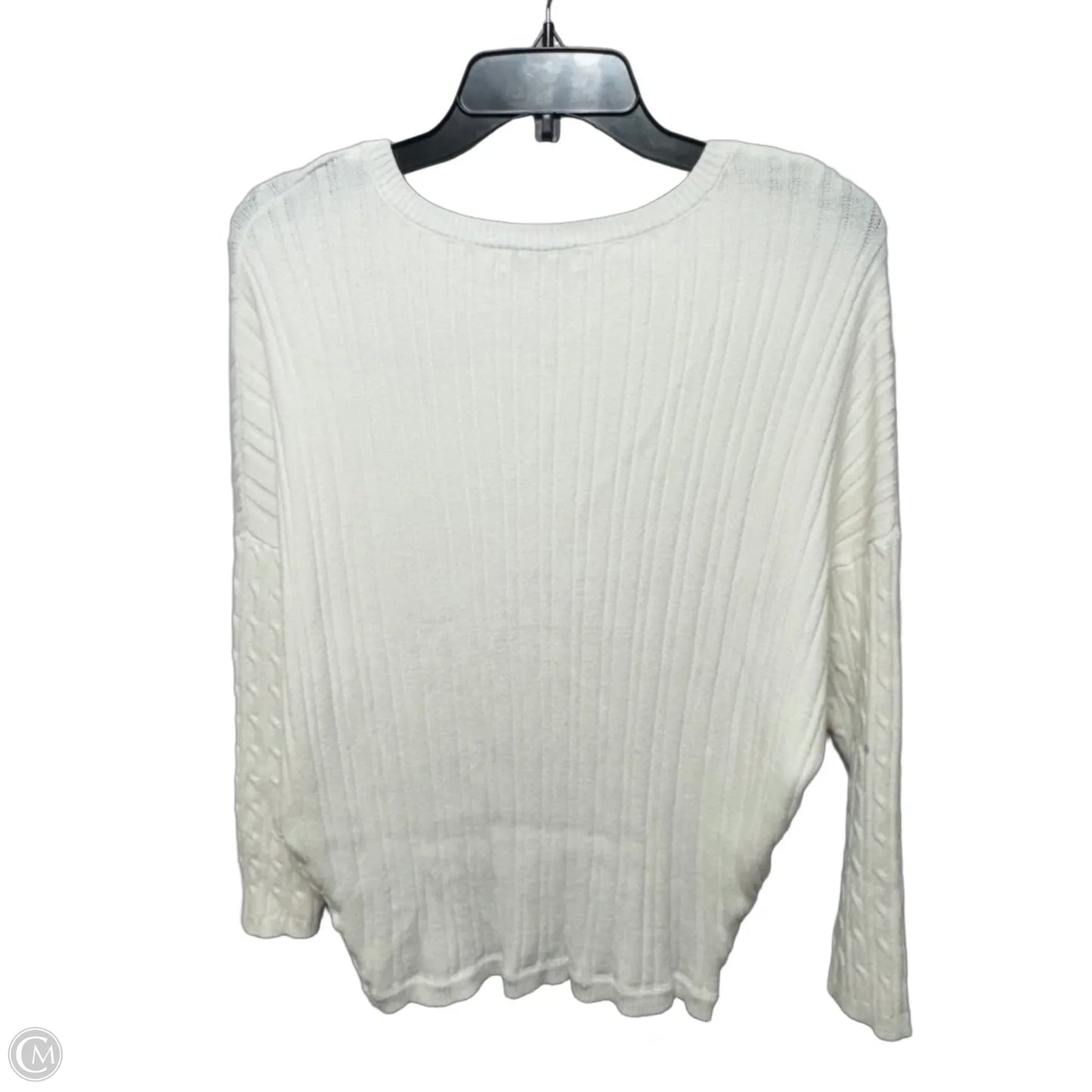 Sweater By Francesca's In White, Size: M