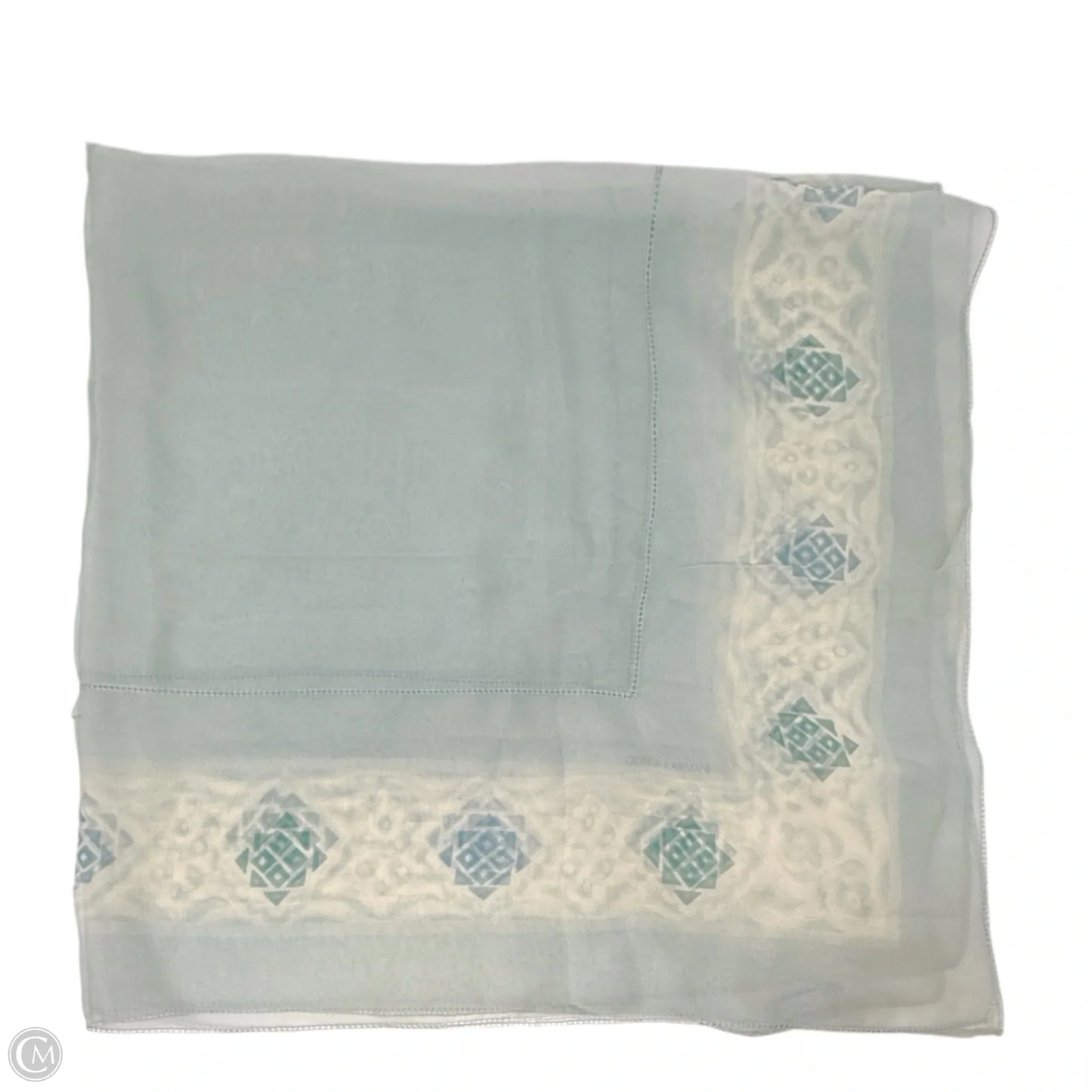 Sheer Silk Scarf Luxury Designer By Giorgio Armani