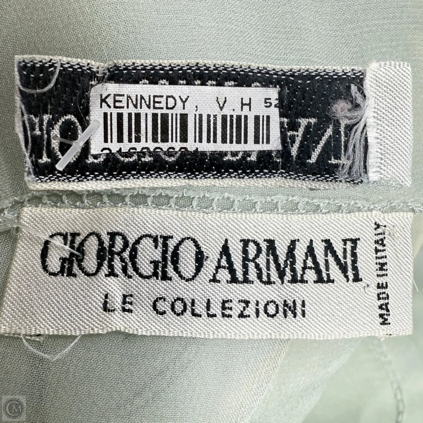 Sheer Silk Scarf Luxury Designer By Giorgio Armani