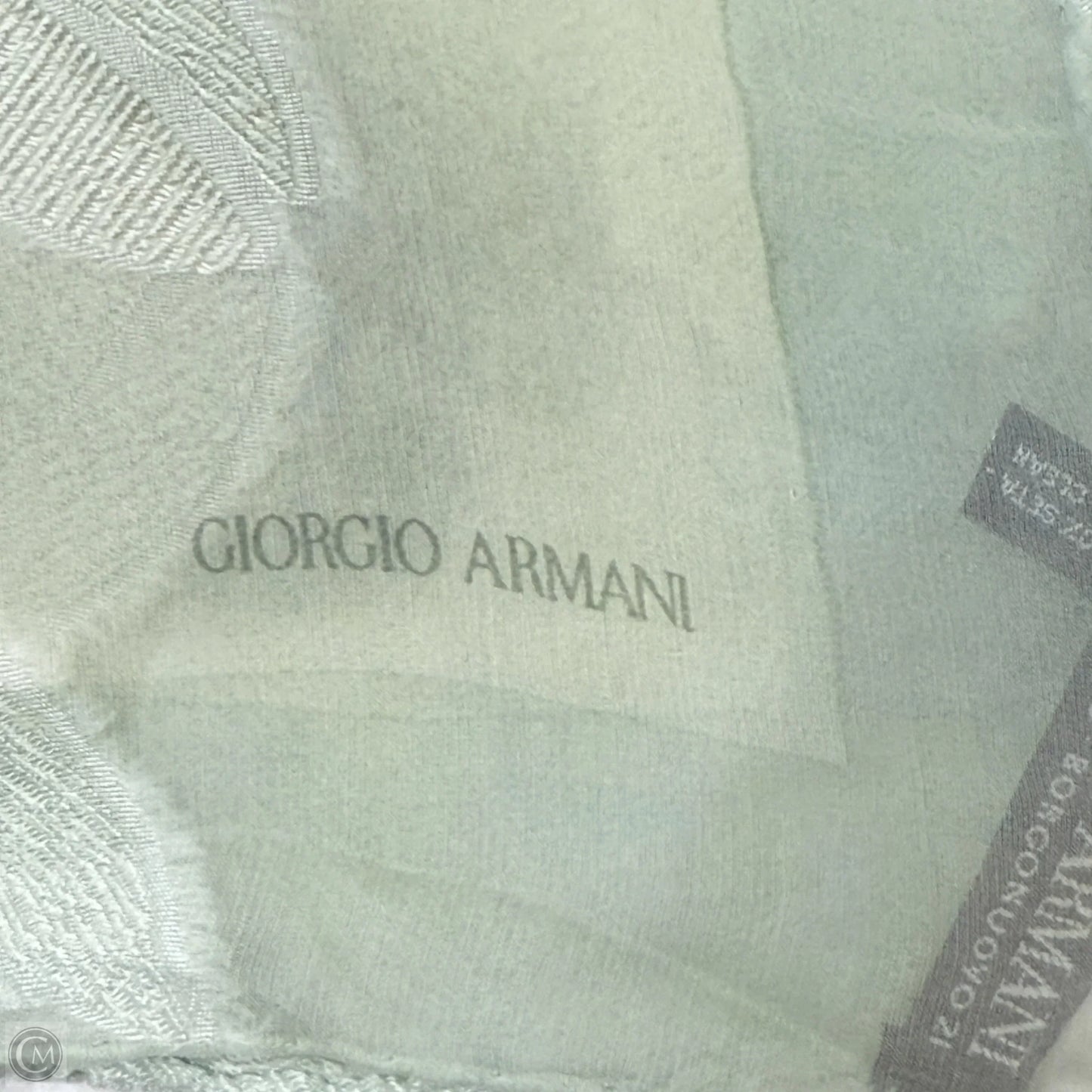Sheer Silk Square Scarf Luxury Designer By Giorgio Armani