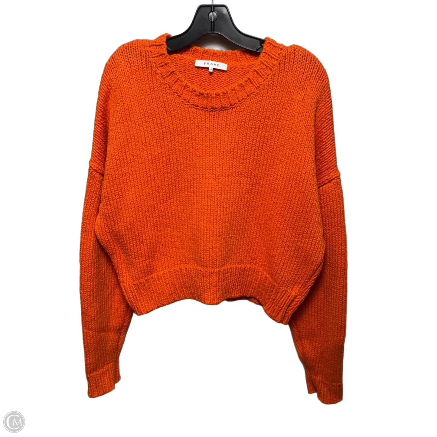 Sweater By Frame In Orange, Size: M