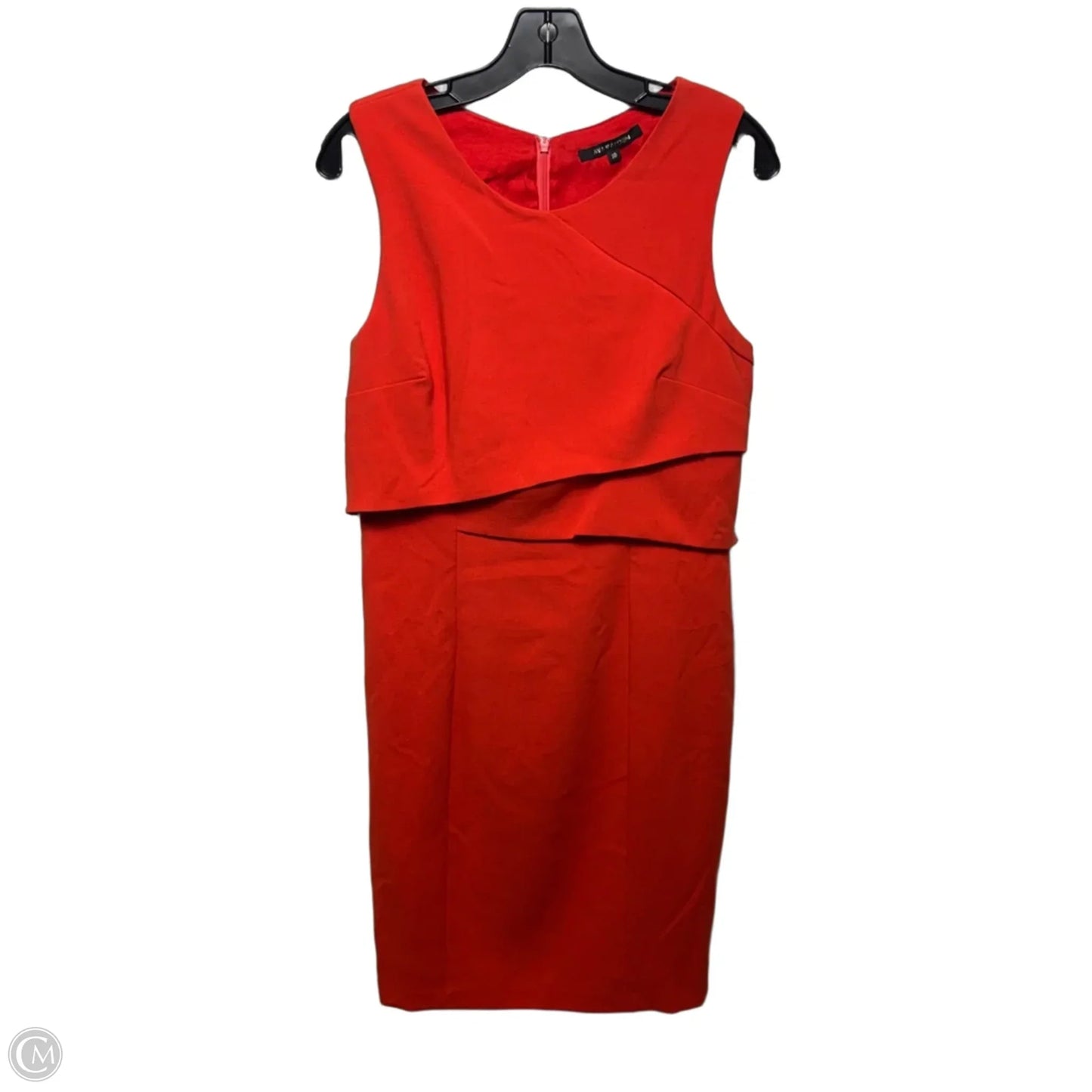 Dress Casual Midi By Ava & Aiden In Orange, Size: 10