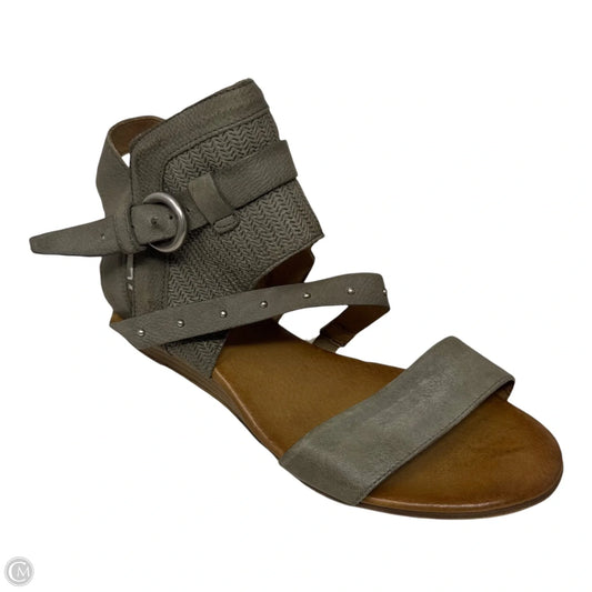 Farley Wedge Sandals By Miz Mooz In Sage, Size: 11