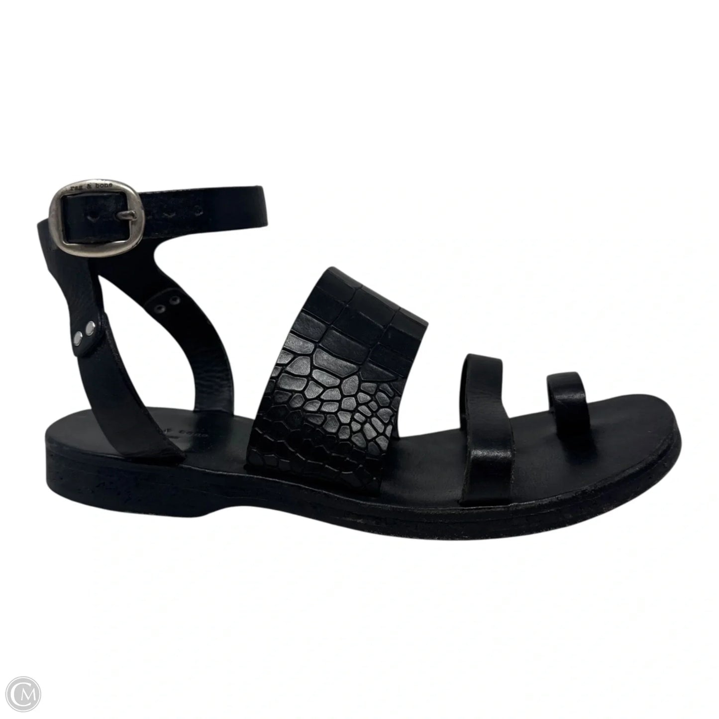 Chartan Sandals By Rag And Bone In Black, Size: 6.5