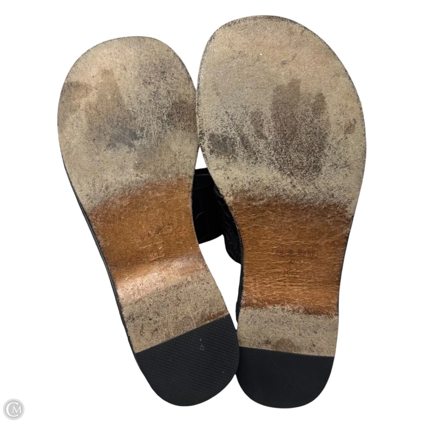 Chartan Sandals By Rag And Bone In Black, Size: 6.5