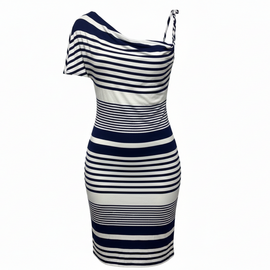 Heated Stripe Shift Dress By Trina Turk In Striped Pattern, Size: XS