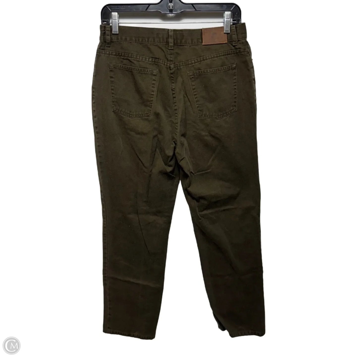 Jeans Straight By Lauren By Ralph Lauren In Green, Size: 8p