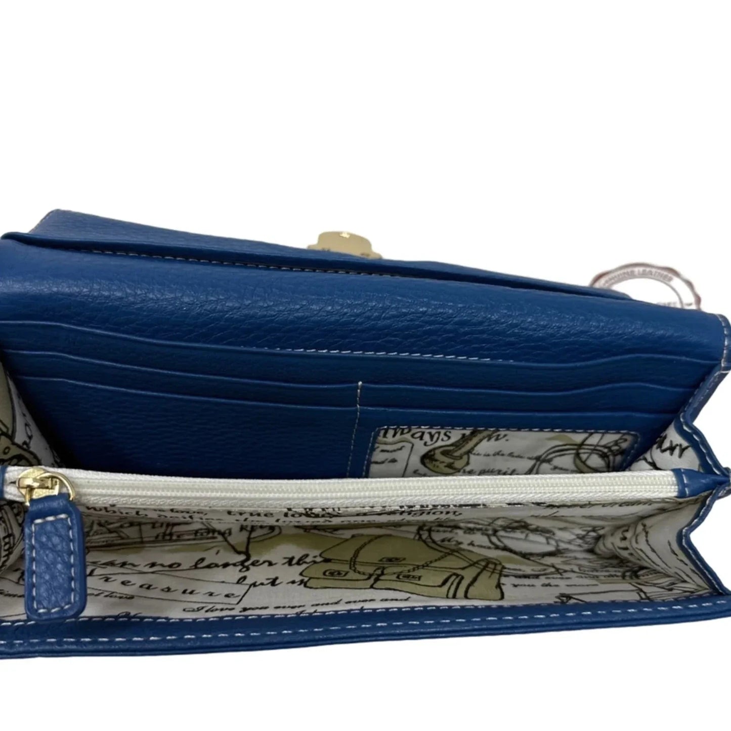 Wallet Leather By Bar+Bar, Size: Medium