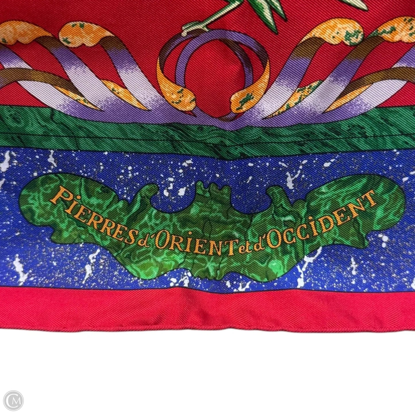 Pierres D’Orient et D’Occident Carré 90 Scarf Luxury Designer By Hermès