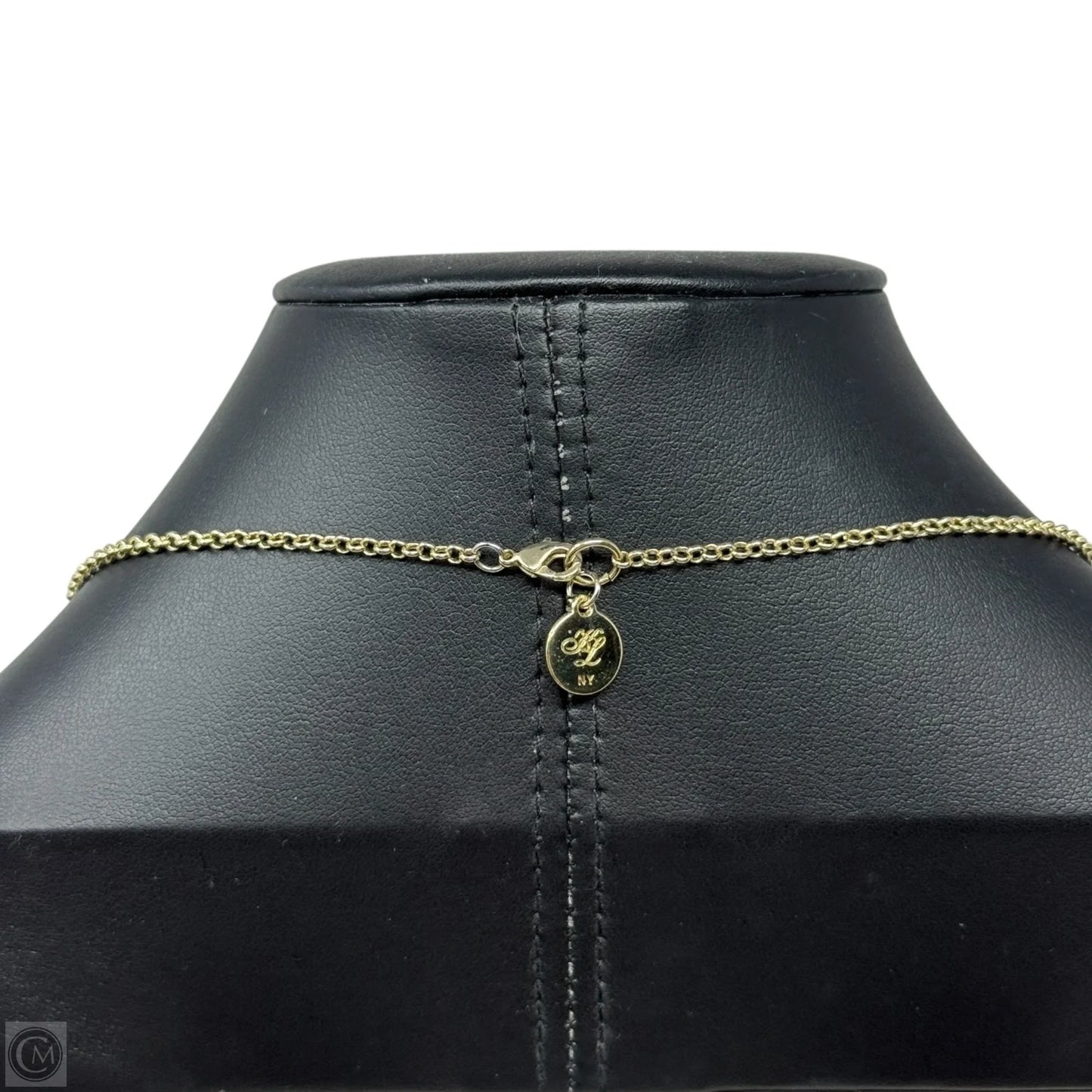 Dalmatian Stone Beaded Tassel Necklace Pendant By Kenneth Lane