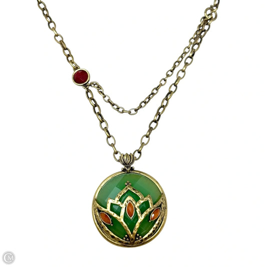 Lotus Pendant Necklace By Lucky Brand