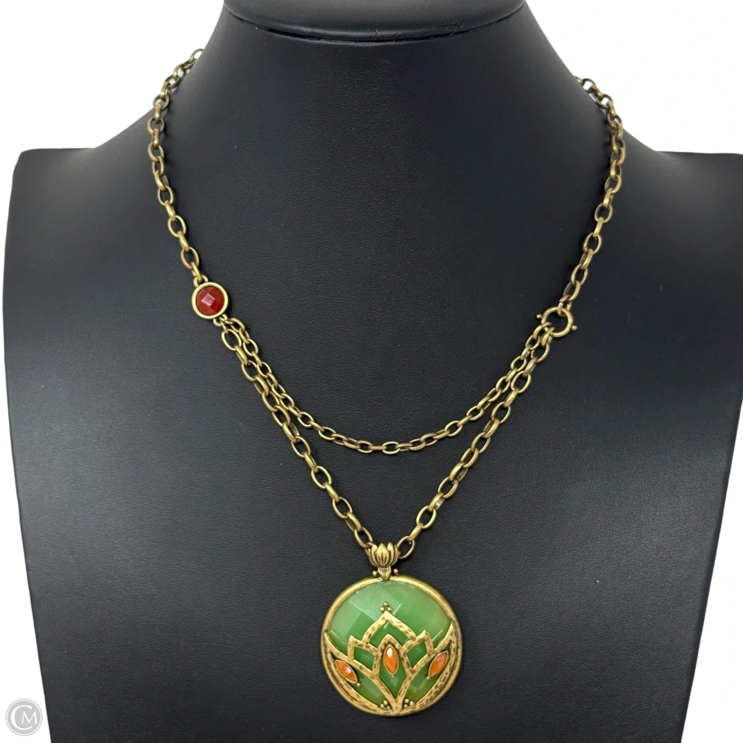 Lotus Pendant Necklace By Lucky Brand