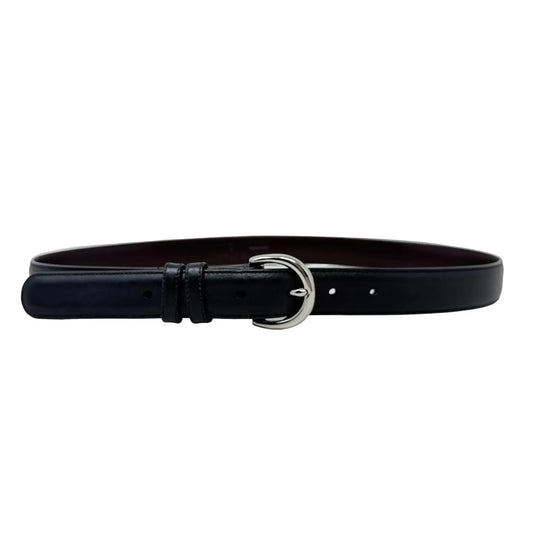 Classic Buckle Leather Belt Designer By Coach, Size: Large