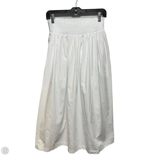 Midi Skirt By Calvin Klein In White, Size: M