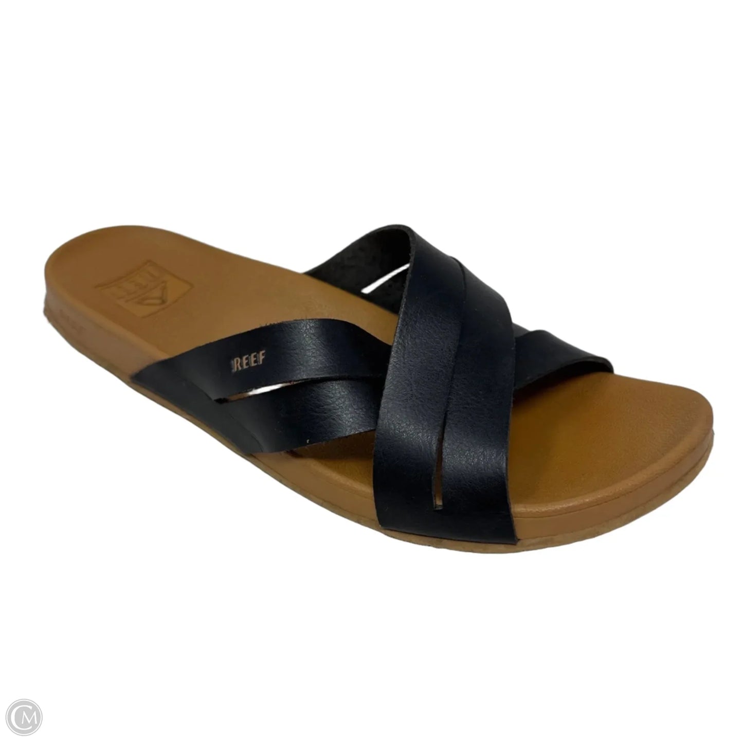 Sandals Flats By Reef In Black, Size: 9