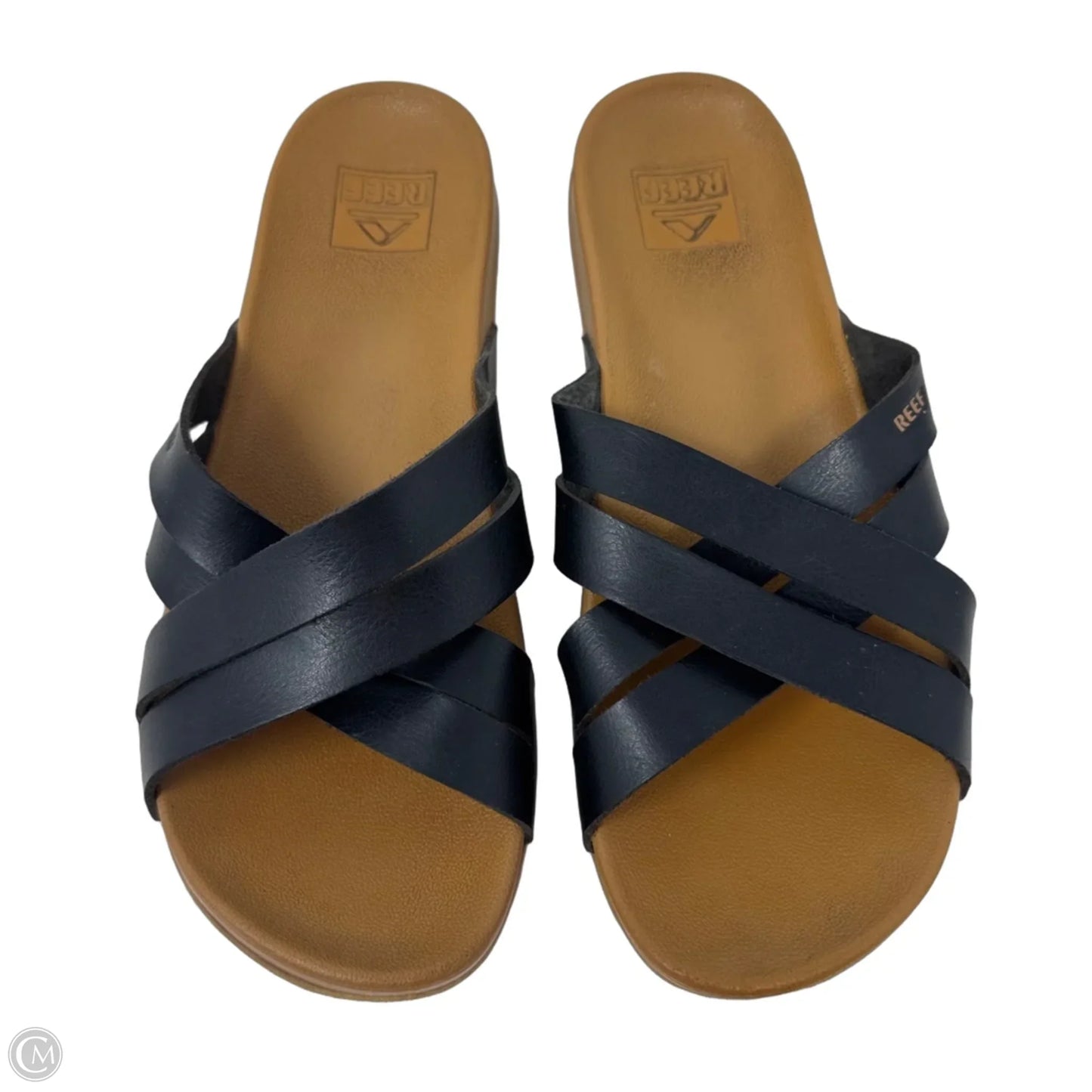 Sandals Flats By Reef In Black, Size: 9