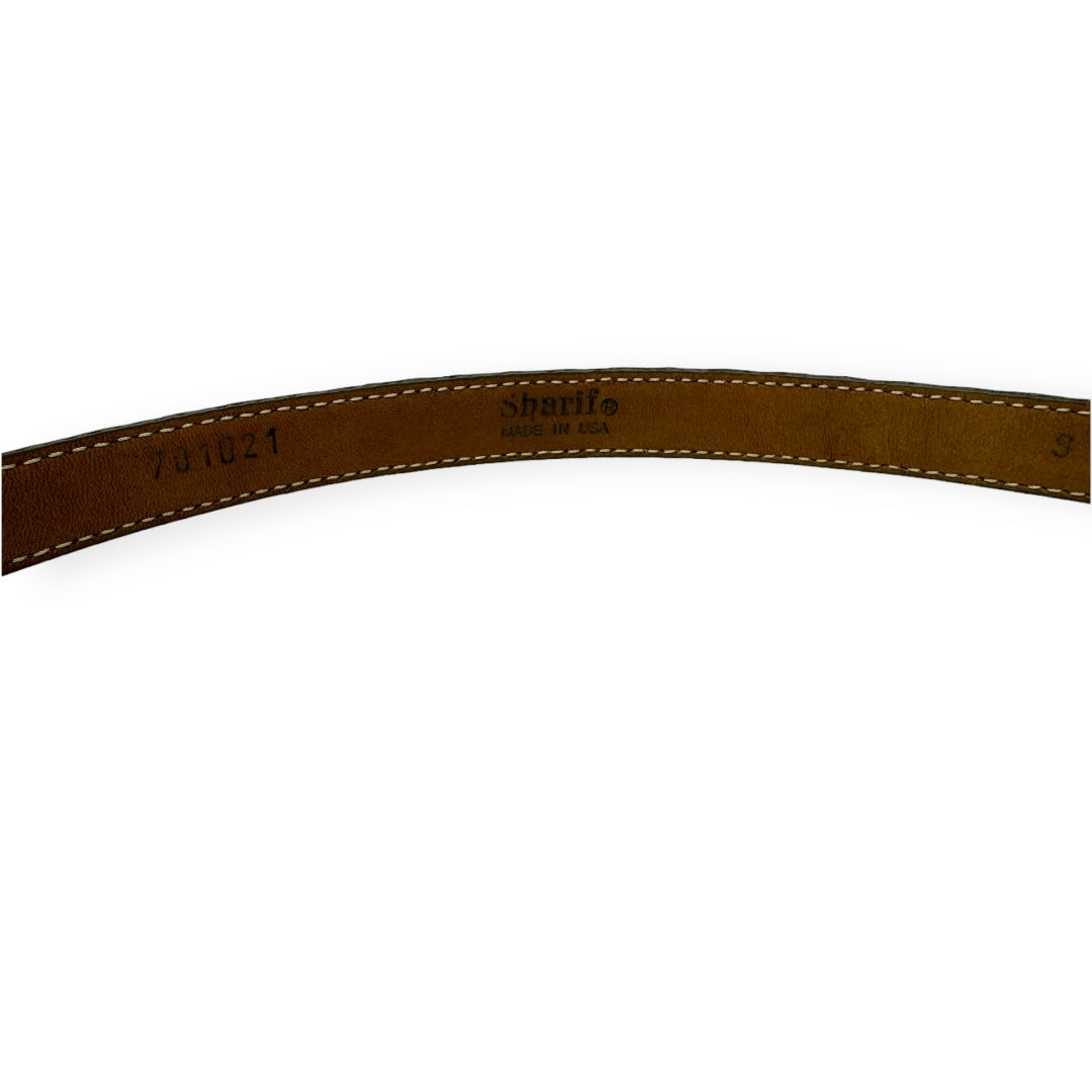 Snakeskin Print Belt By Sharif  Size: Small 24”-31”