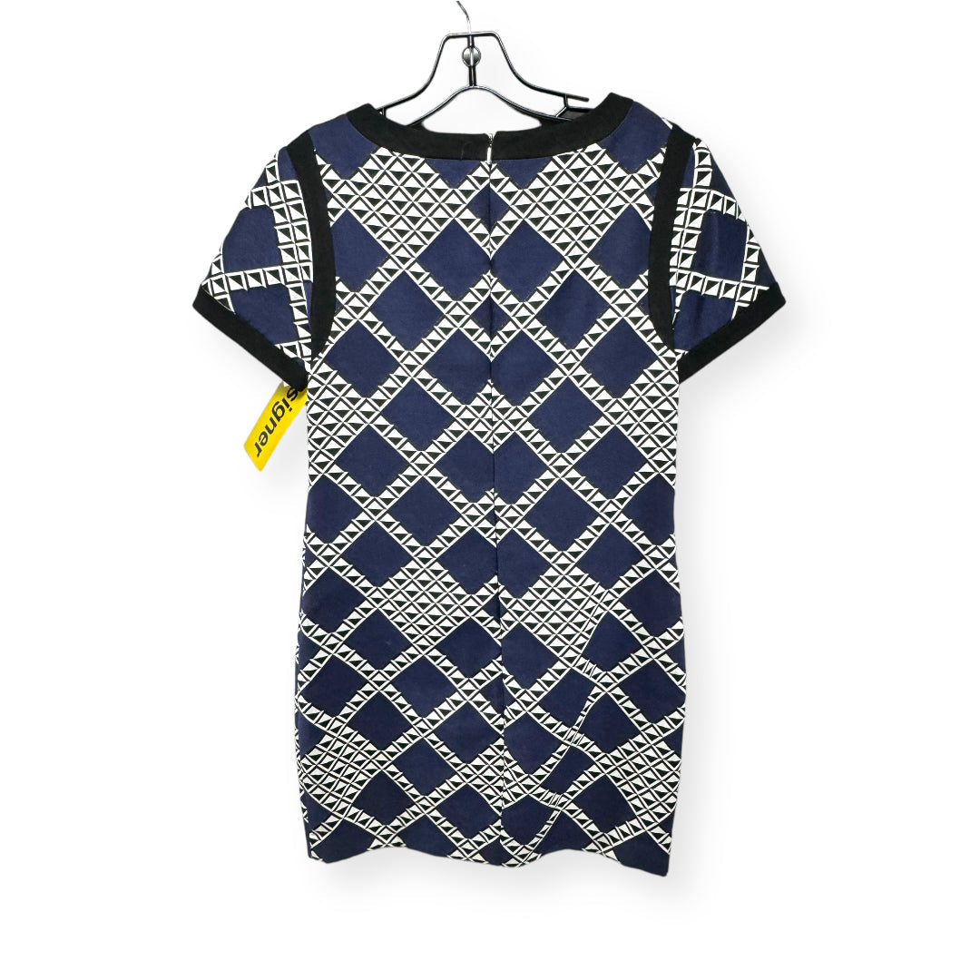 Diamond Geometric Print Sheath Mini Dress Designer By Trina Turk  Size: 4