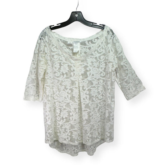 Tunic Short Sleeve By Nara Camicie Size: Os