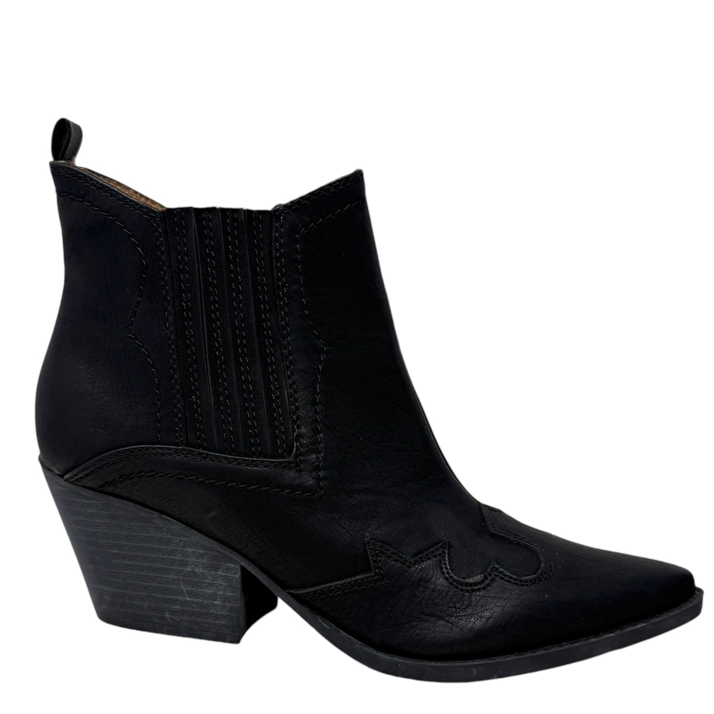 Western Pointed Toe Bootie By Indigo Rd In Black, Size: 8.5