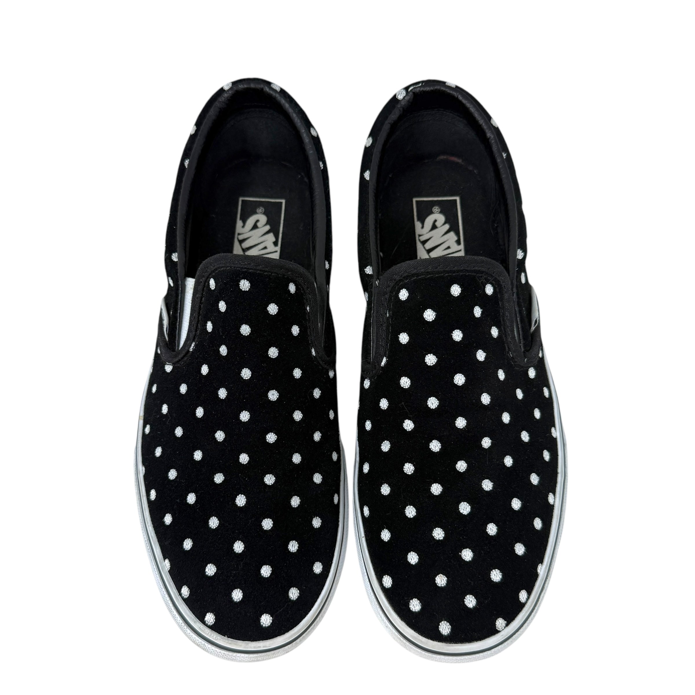 Polka shops dot slip on sneakers