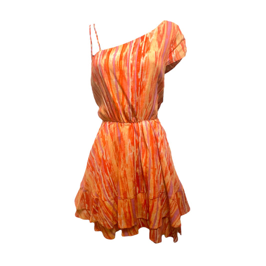 Heart Shaped Face Mini Dress in Orange/Multi By Free People  Size: Xs
