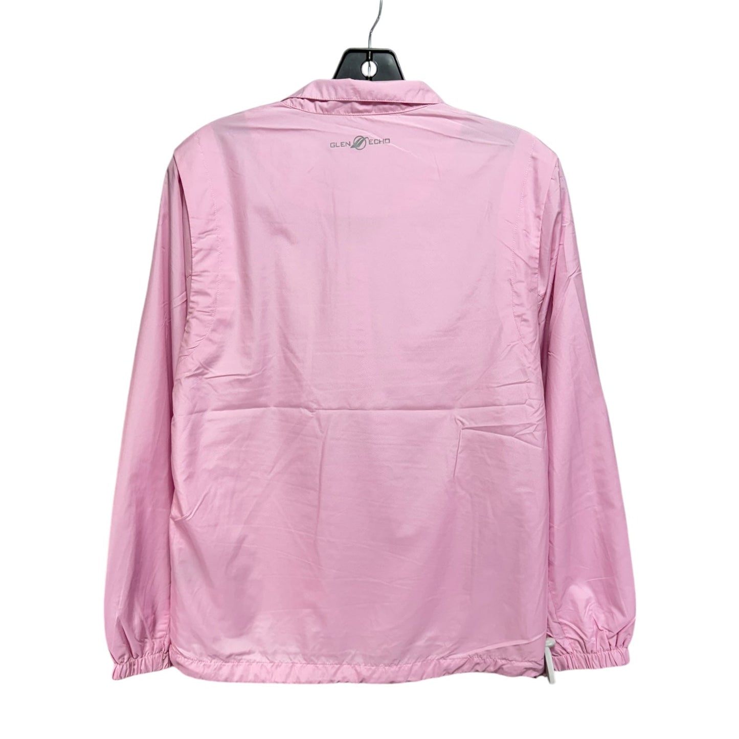 Coat Raincoat By Glen Echo In Pink, Size: M