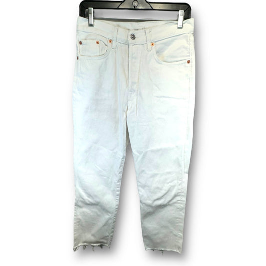 White Jeans Flared Mng, Size 4