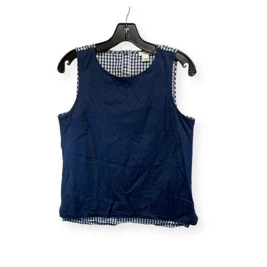 Navy Top Sleeveless J. Crew, Size S