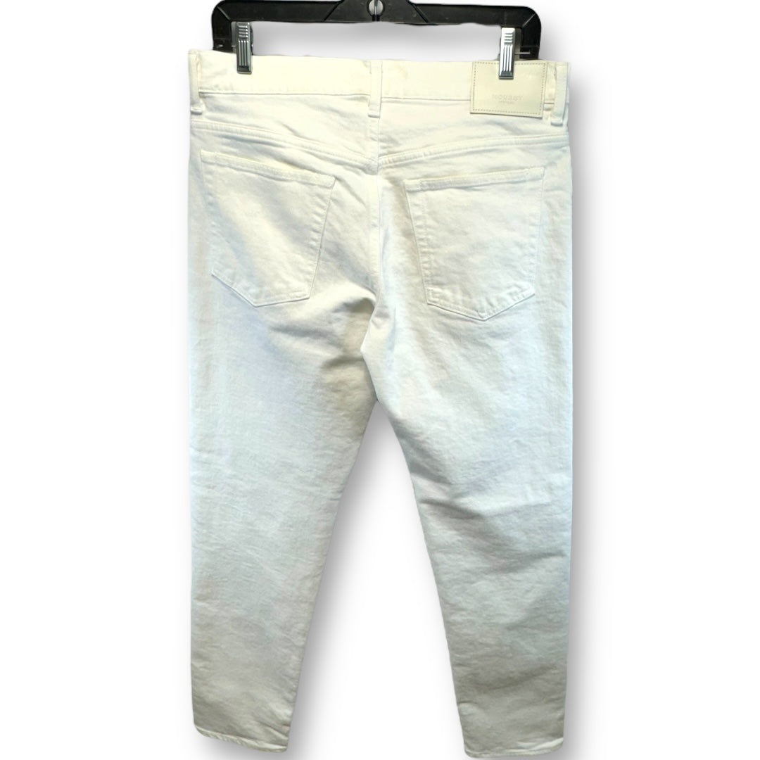White Jeans Designer Moussy, Size 12