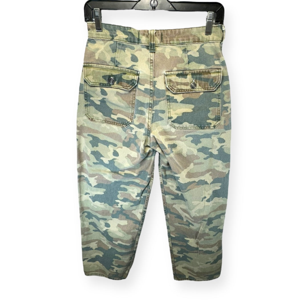 Remy Camo Cropped Pants By We The Free, Size 4