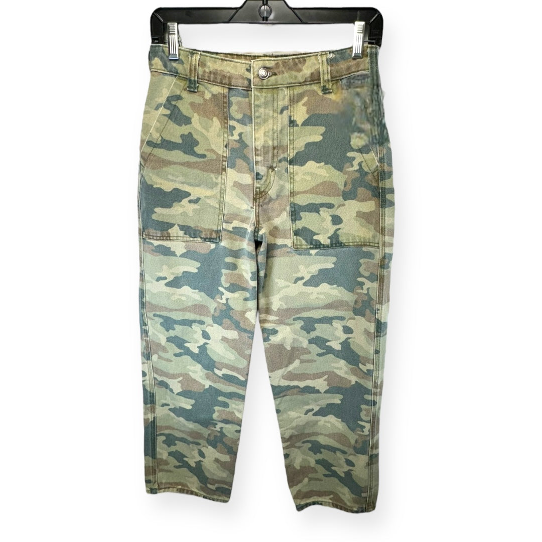 Remy Camo Cropped Pants By We The Free, Size 4