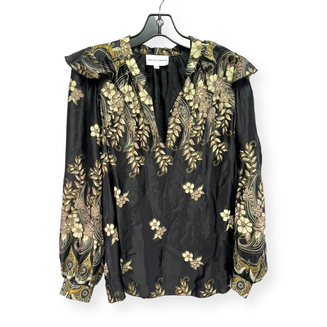 Floral Print Blouse Designer Antik Batik, Size M