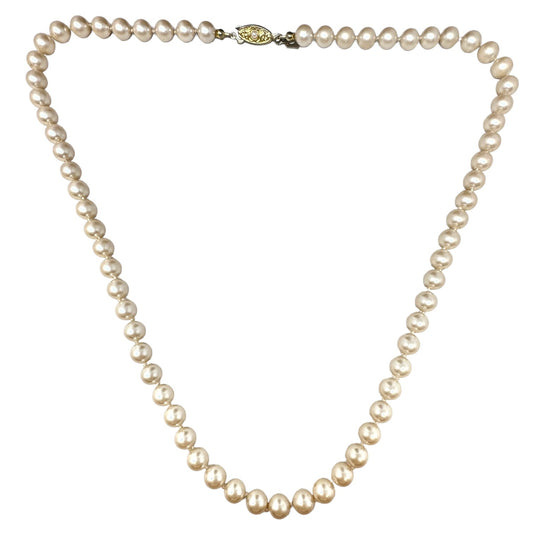 Pearl & Sterling Silver Necklace Pierre Cardin